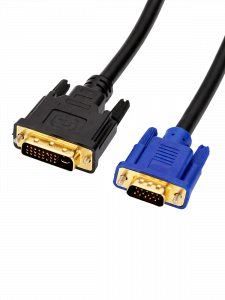 Видеошнур DVI-I / VGA кабель 1.5 метра Орбита OT-AVW03 силиконовый